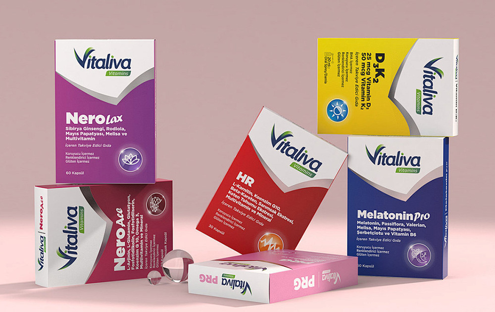 vitaliva保健品包装设计